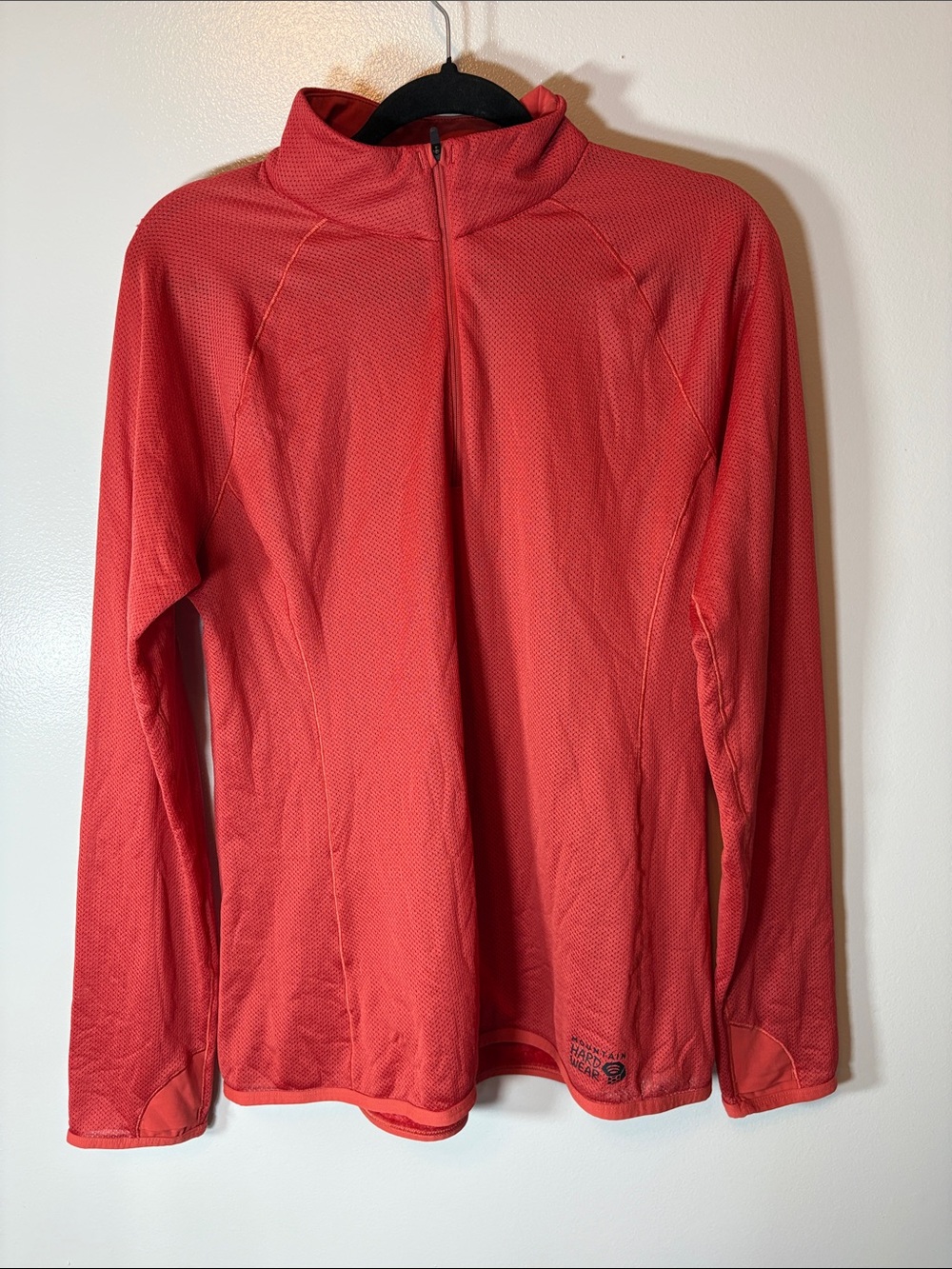 Mountain Hardwear Women's Coral Red Half-Zip Pullover
